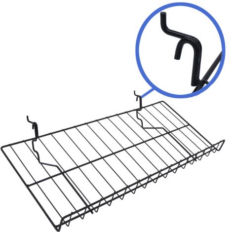 Universal Slant Shelfs 12x24 W/2" Lip