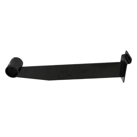 Slatwall Round Tubing Hangrail Bracket 12" Long