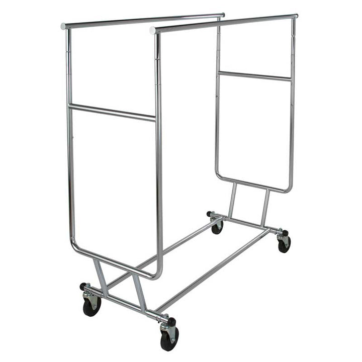 Double Bar Collapsible Clothing Rack ASF