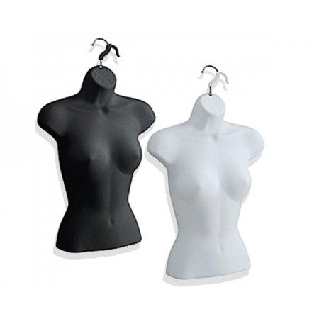 HALF FEMALE MANNEQUIN HANGING TORSOS ASF