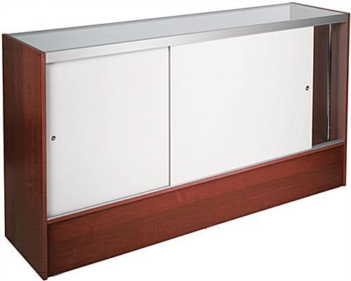 WALNUT FULL VISION SHOWCASE - 5FT ASF