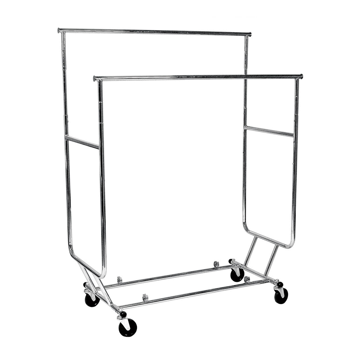 Double Bar Collapsible Clothing Rack ASF
