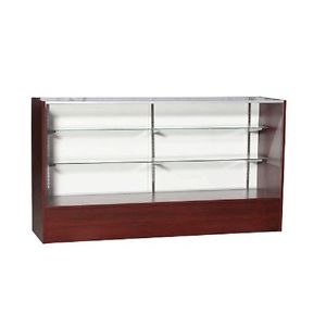 WALNUT FULL VISION SHOWCASE - 6FT