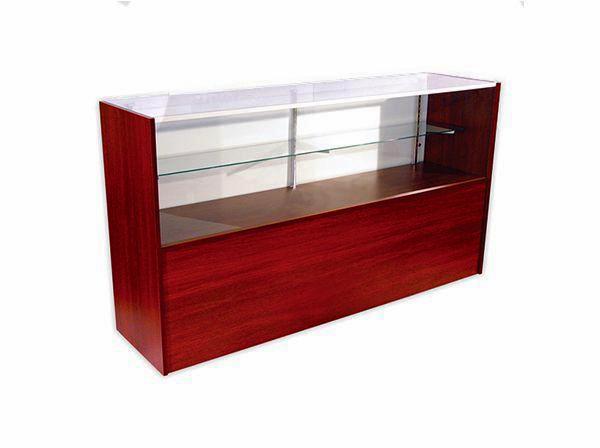 WALNUT HALF VISION SHOWCASE - 4FT ASF
