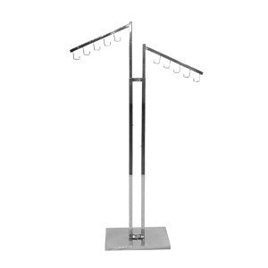 TWO WAY CLOTHING RACK WITH 5 HOOK