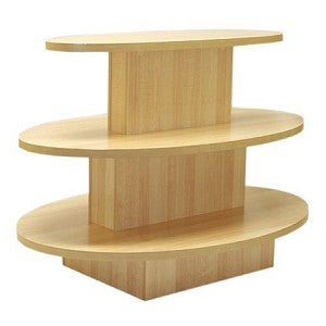3 TIER DISPLAY TABLES - SQUARE,OVAL,RECTANGLE ASF